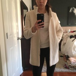 Ann Taylor loft cream winter coat